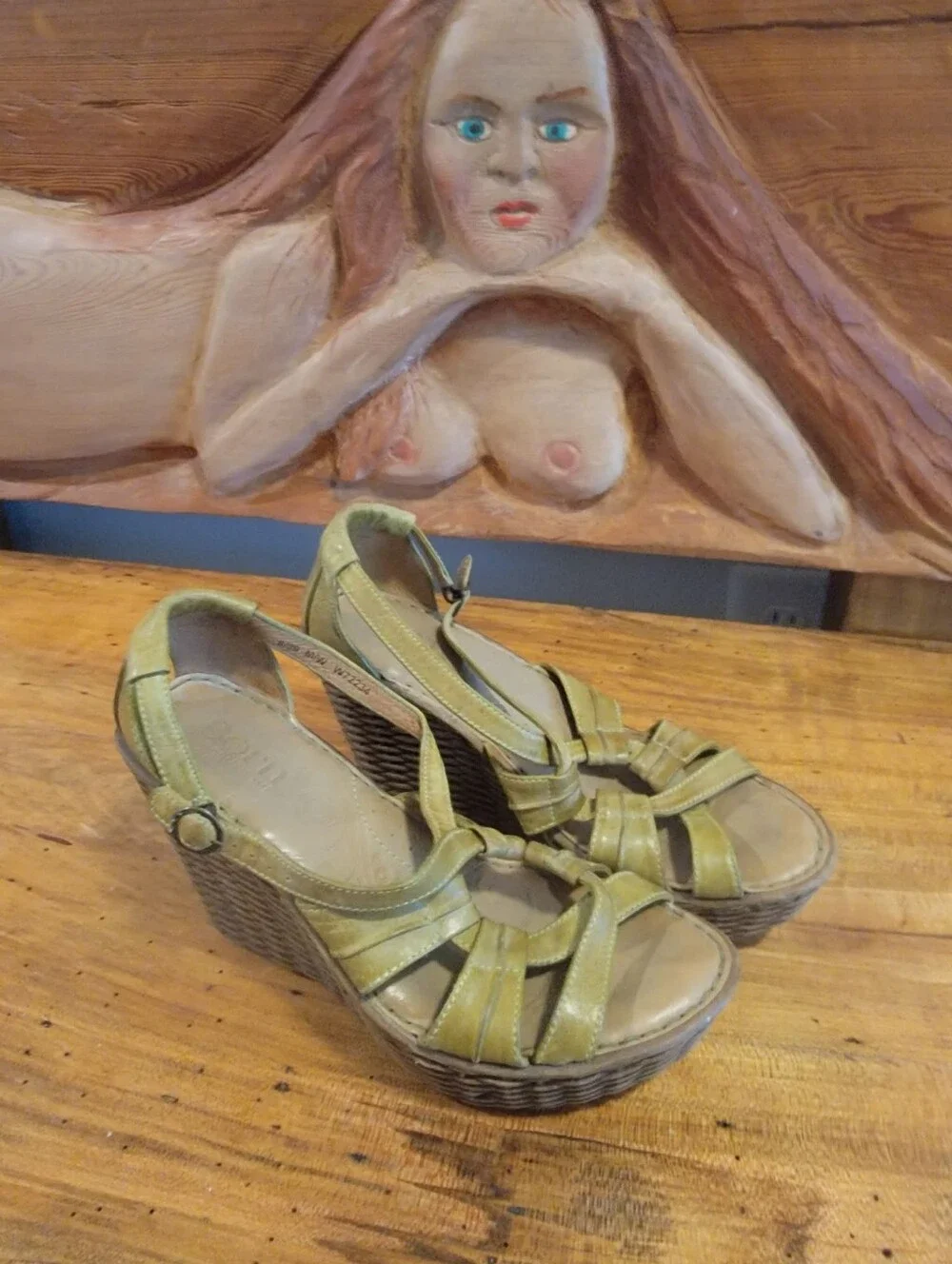 Born Y2K Green Leather 1.5